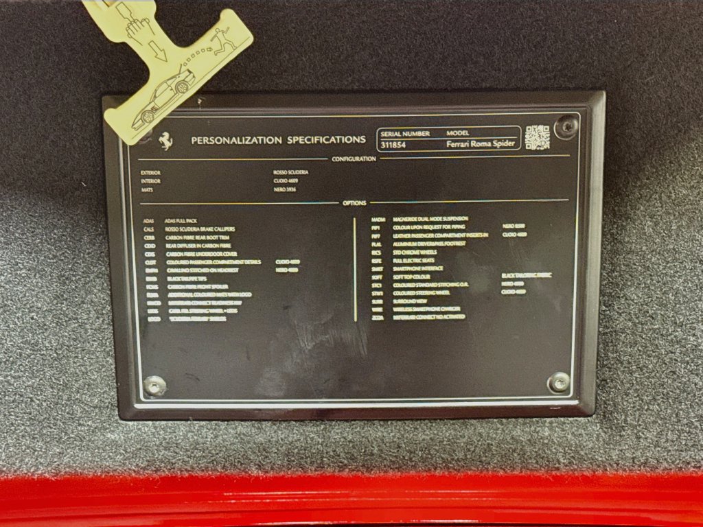Certified 2025 Ferrari Roma Spider RWD image 23