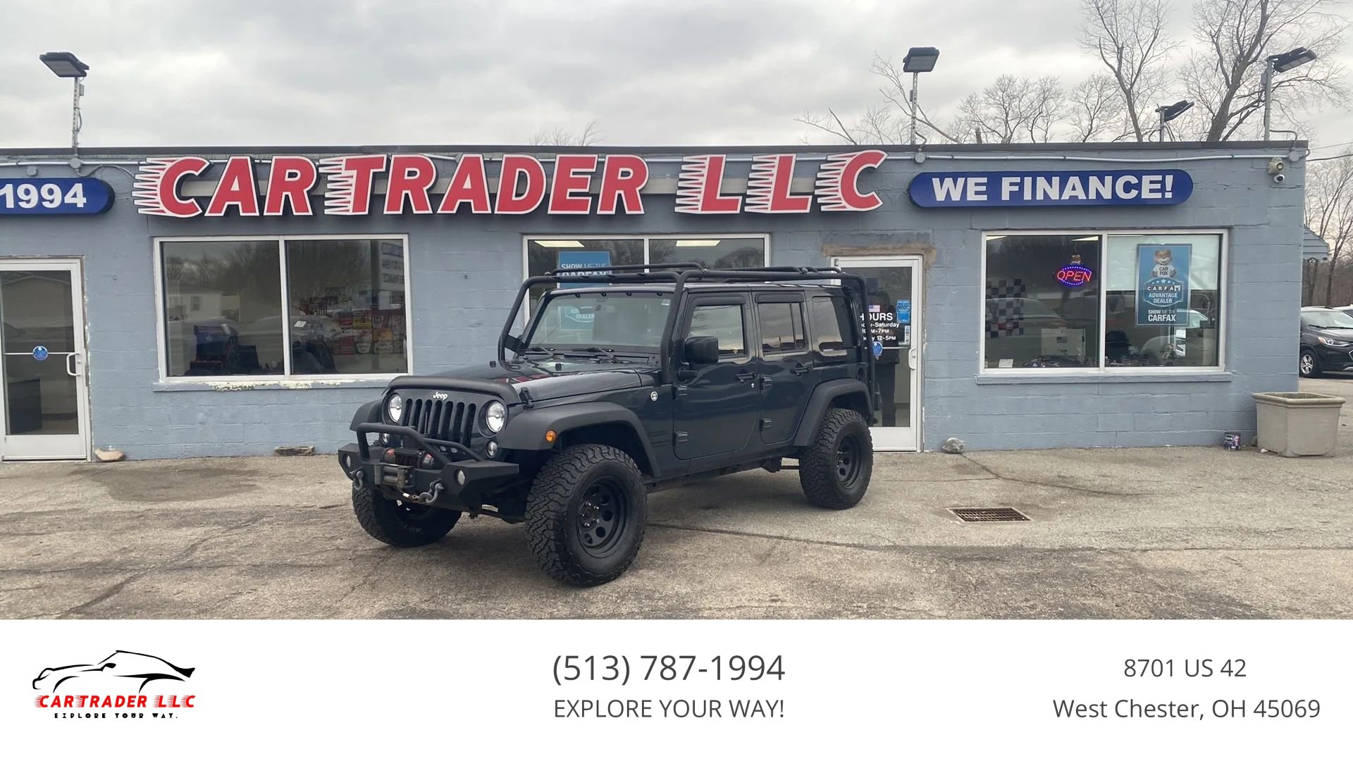 Used 2016 Jeep Wrangler Unlimited Sport w/ Quick Order Package 24S image 1