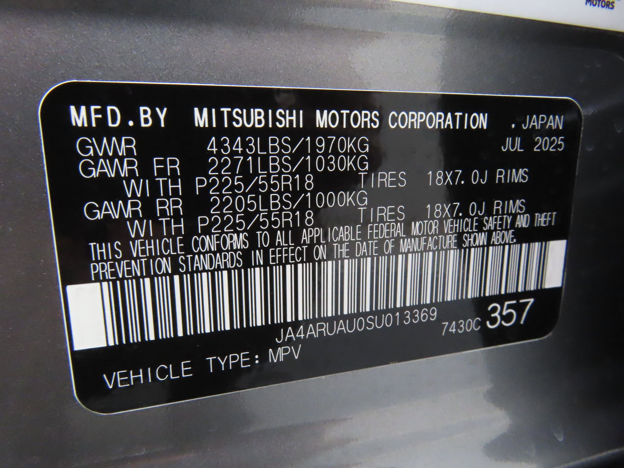 New 2025 Mitsubishi Outlander Sport ES image 26