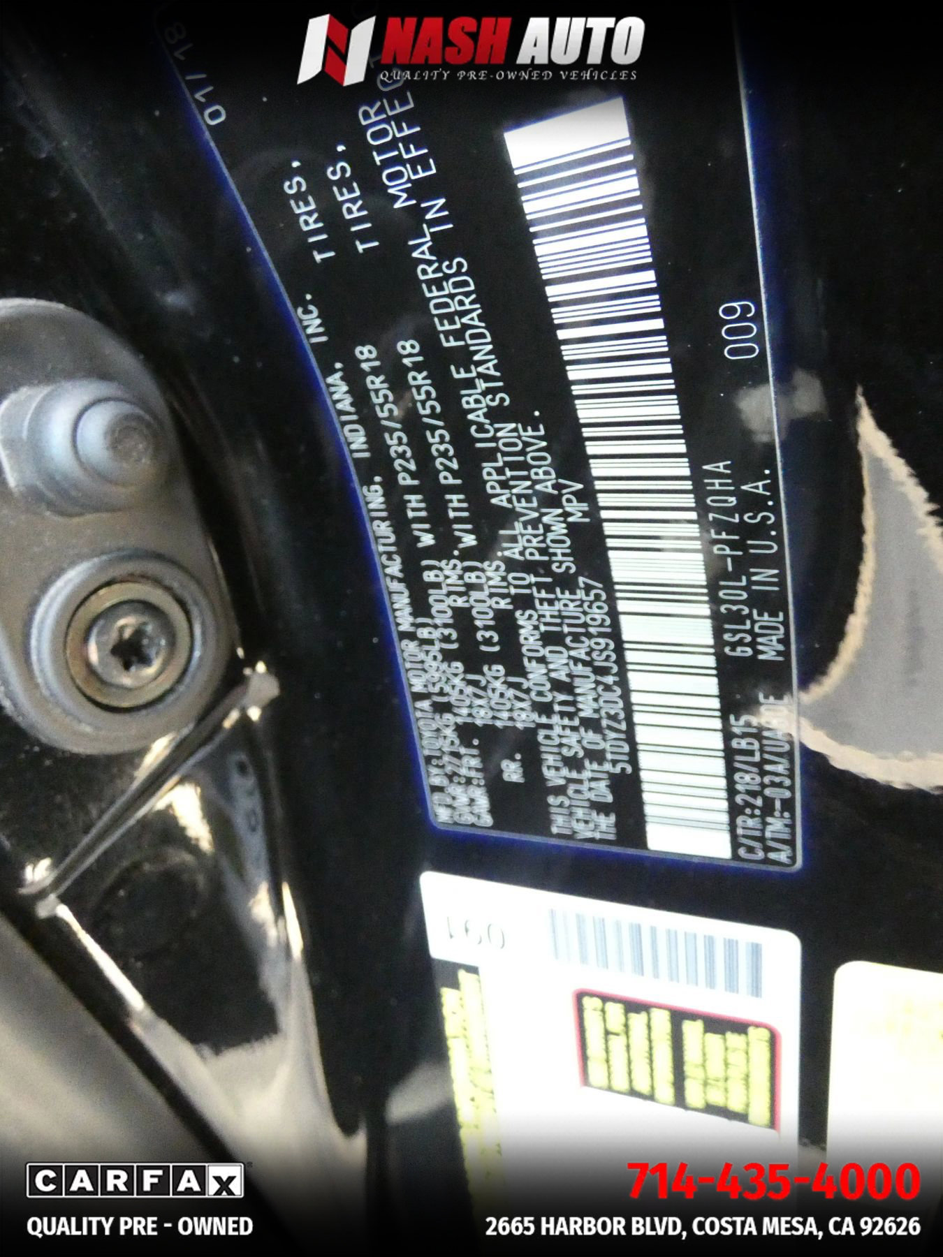 Used 2018 Toyota Sienna Limited image 68