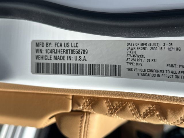 New 2026 Jeep Grand Cherokee Summit image 34