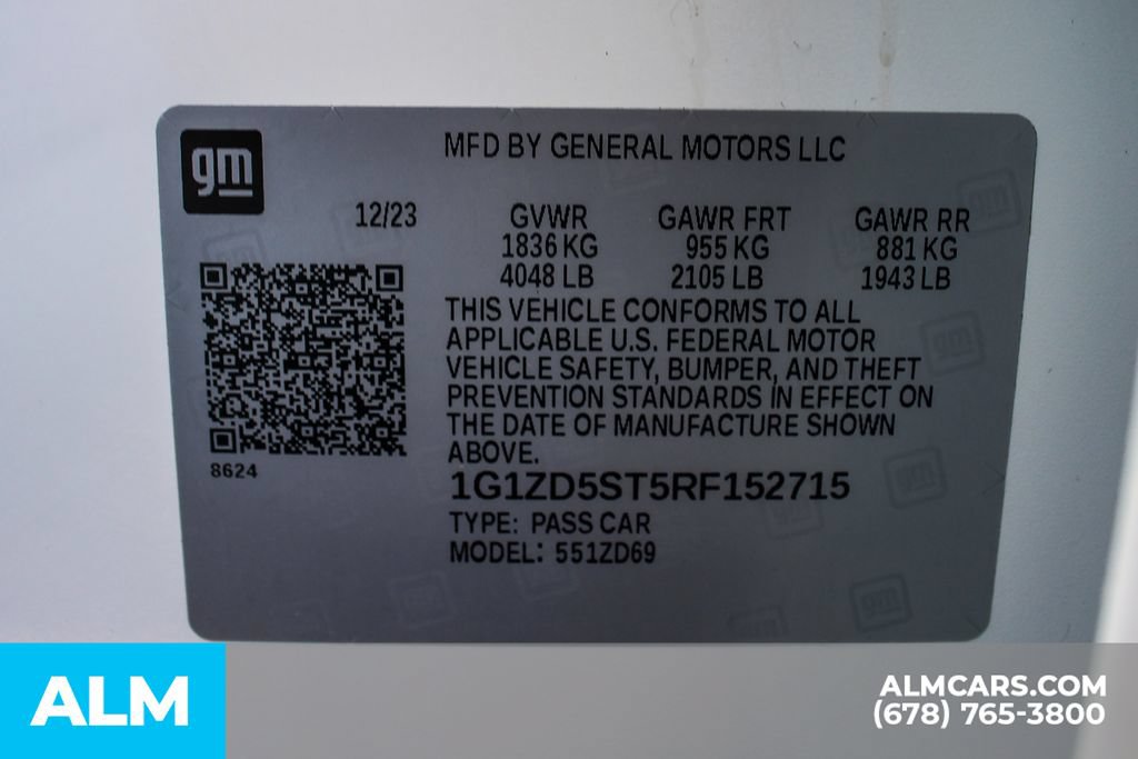 Used 2024 Chevrolet Malibu LT FWD image 39