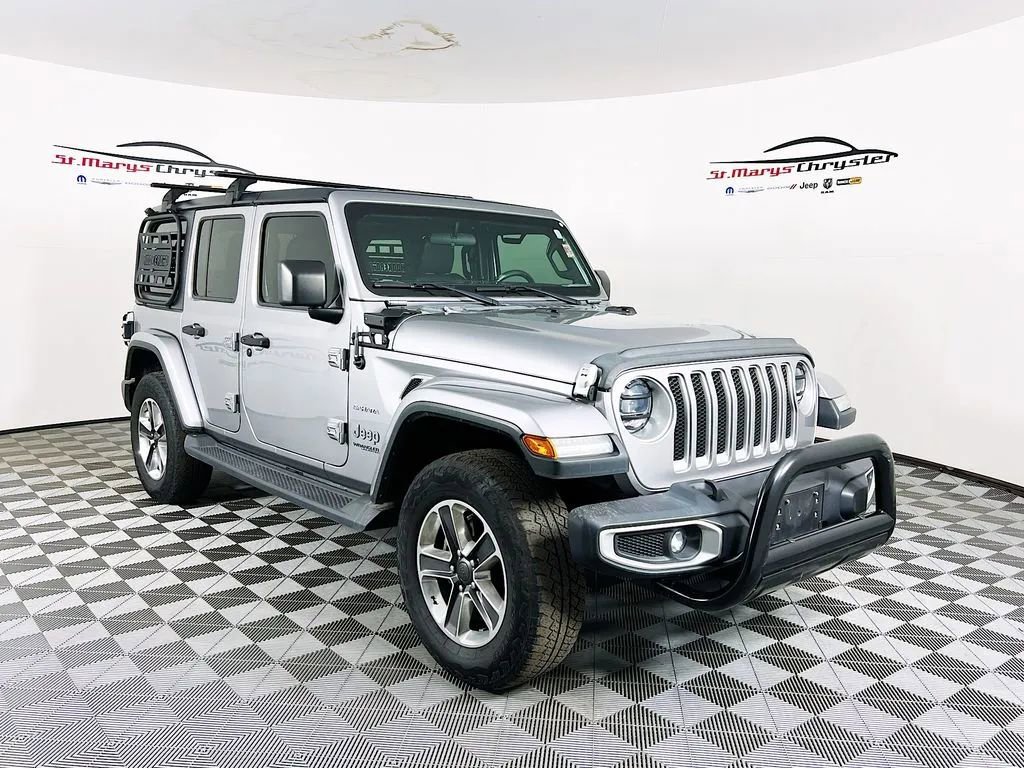 Used 2019 Jeep Wrangler Unlimited Sahara w/ Cold Weather Group AWD/4WD image 1