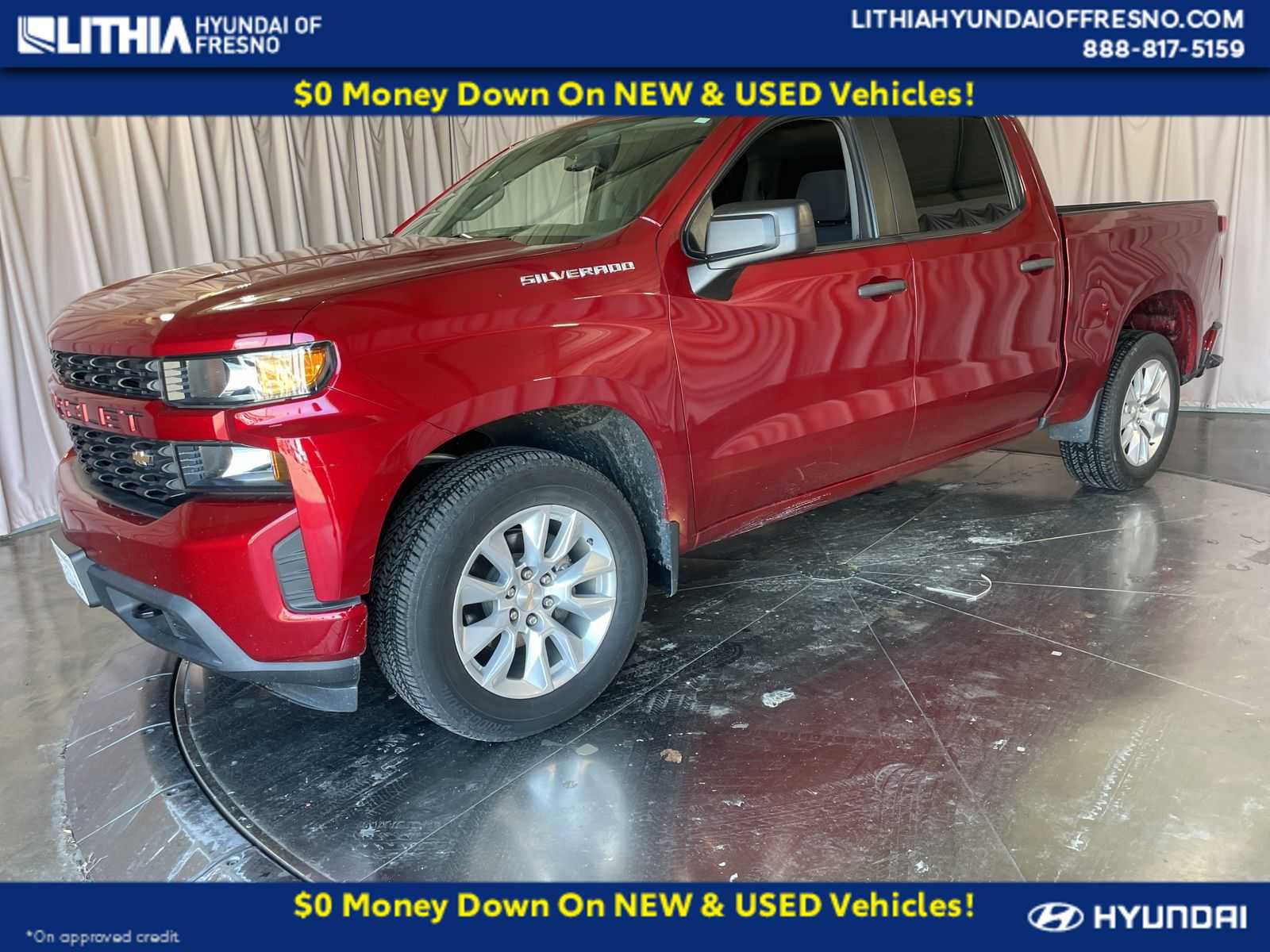 Used 2022 Chevrolet Silverado 1500 Custom RWD image 1