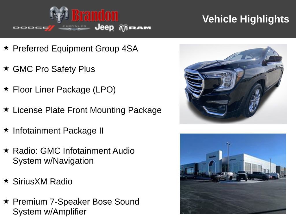 Used 2022 GMC Terrain SLT w/ Infotainment Package II image 3