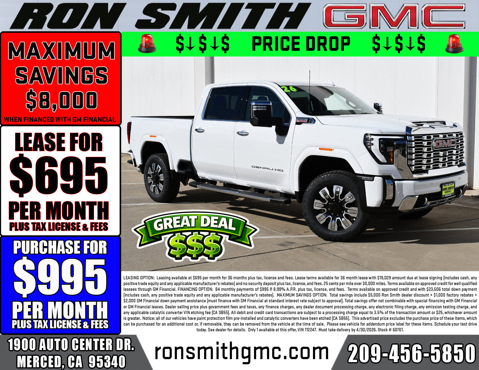 New 2026 GMC Sierra 2500 Denali w/ Technology Package