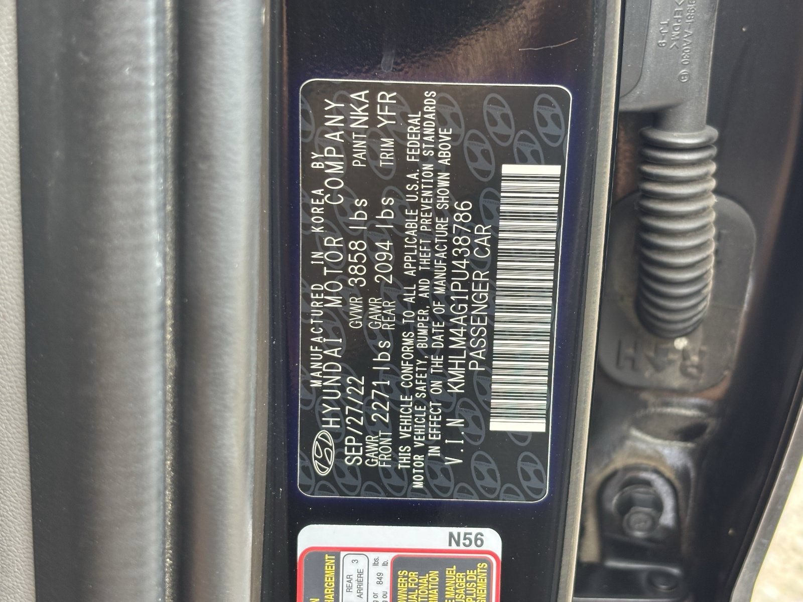 Used 2023 Hyundai Elantra SEL w/ Cargo Package FWD image 34