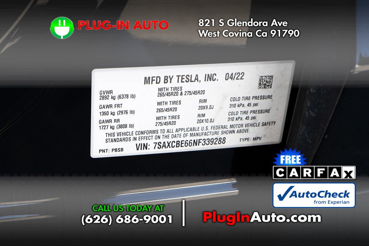 Used 2022 Tesla Model X Plaid AWD/4WD image 10