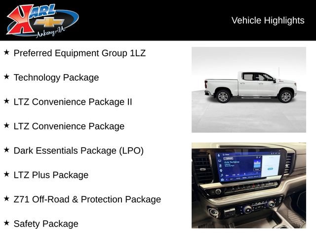 Certified 2025 Chevrolet Silverado 1500 LTZ AWD/4WD image 2