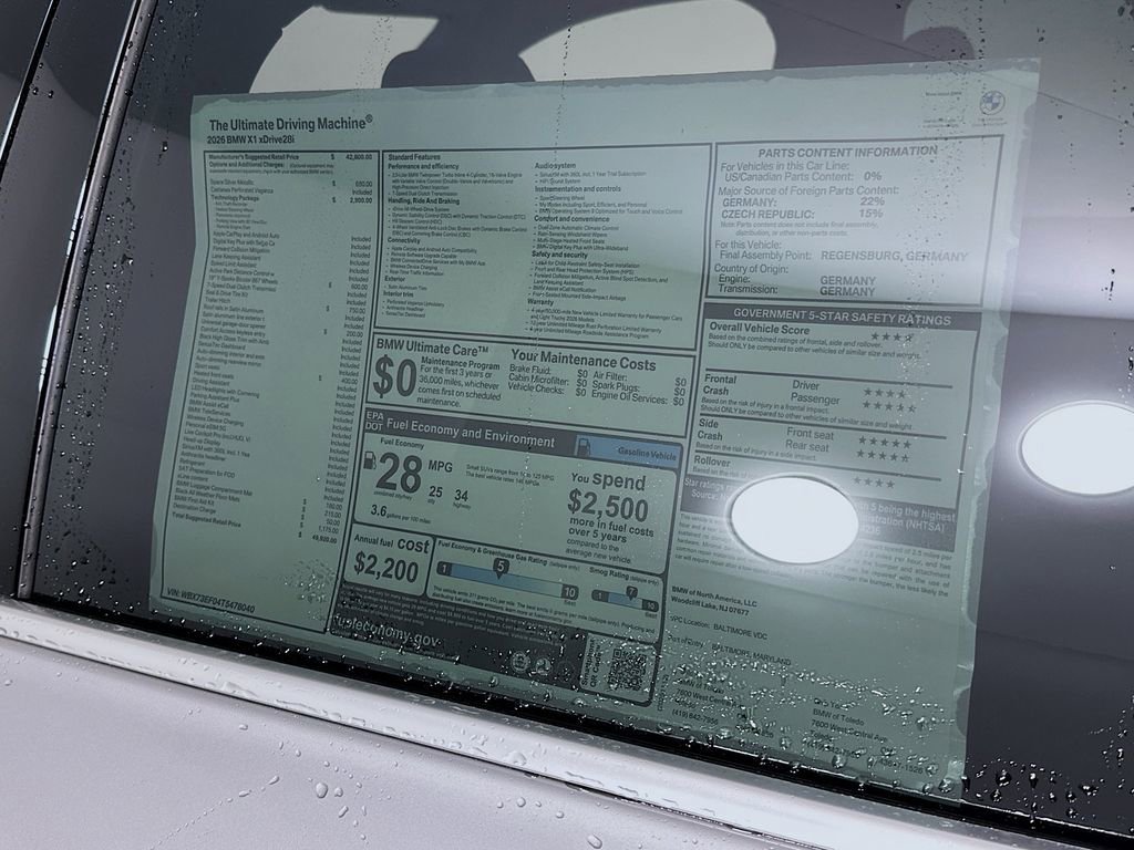 Used 2026 BMW X1 xDrive28i w/ Technology Package image 10