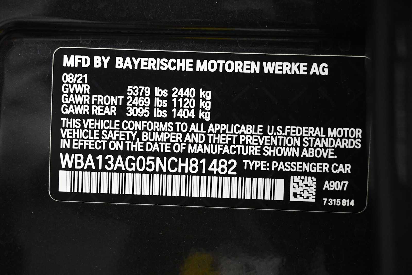 Used 2022 BMW 530e w/ Executive Package RWD image 11