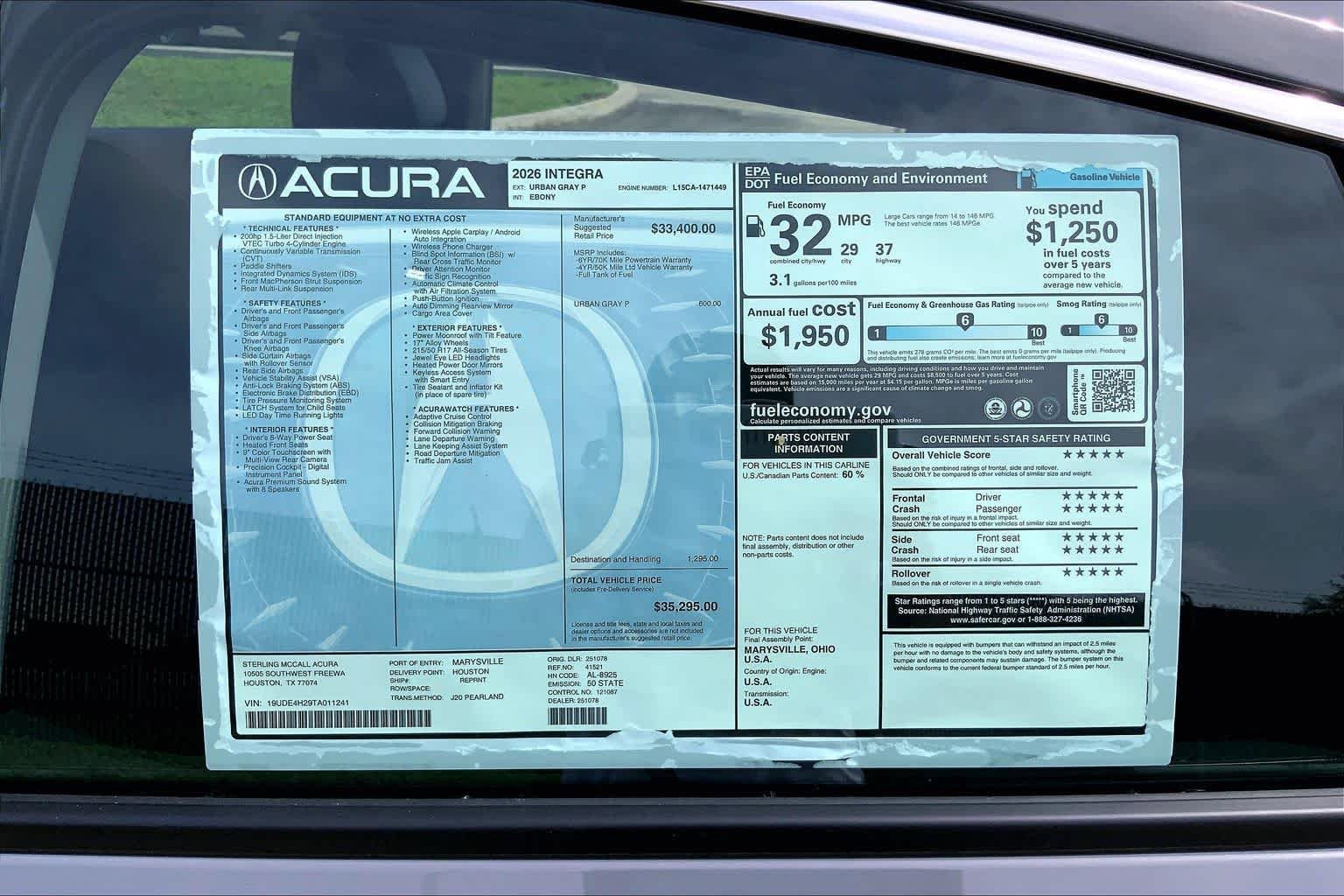 New 2026 Acura Integra image 21