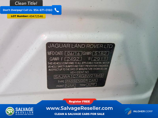 Used 2016 Jaguar XJ R-Sport RWD image 16
