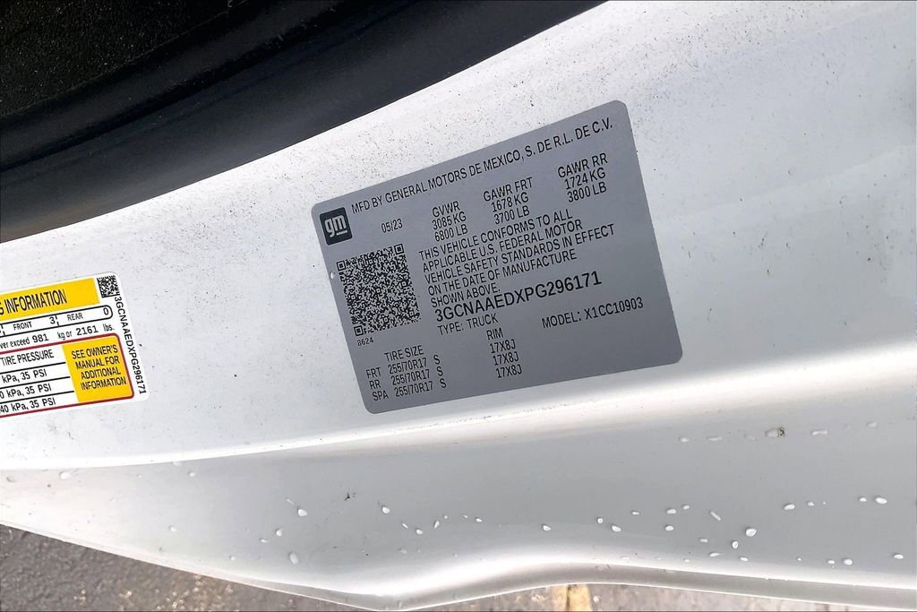 Used 2023 Chevrolet Silverado 1500 W/T w/ WT Fleet Convenience Package image 20