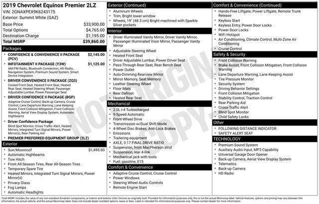 Used 2019 Chevrolet Equinox Premier FWD image 5