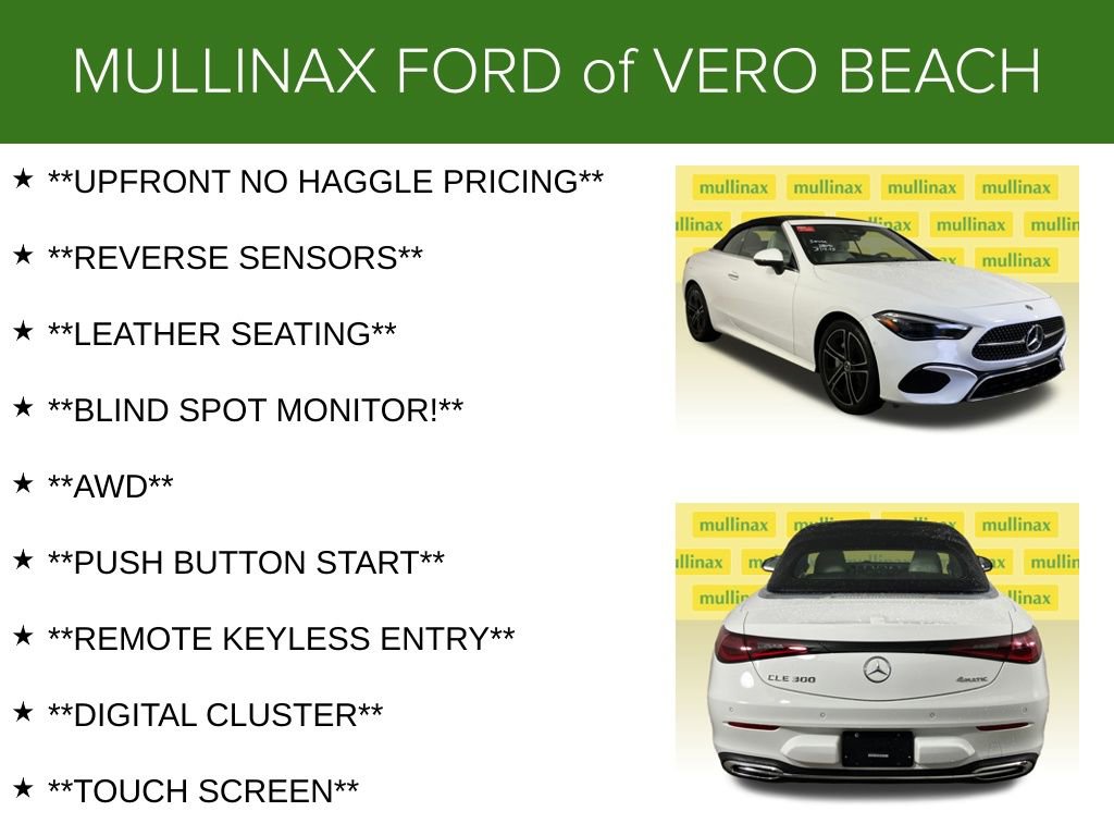 Used 2024 Mercedes-Benz CLE 300 4MATIC Cabriolet image 10