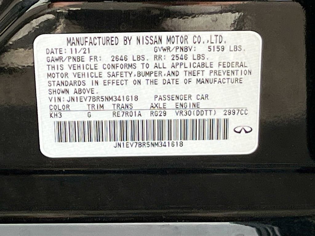 Used 2022 INFINITI Q50 Luxe w/ Cargo Package image 35