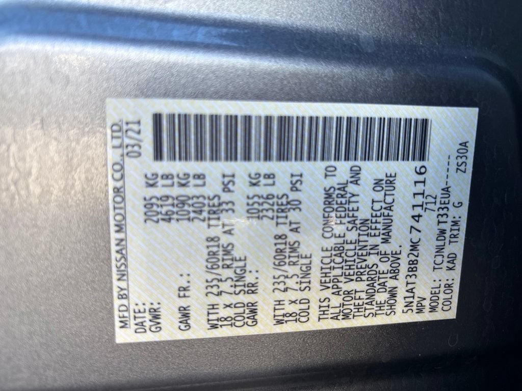 Used 2021 Nissan Rogue SV AWD/4WD image 10