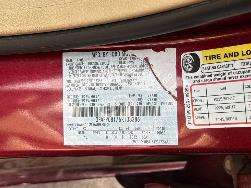 Used 2006 Ford Fusion SEL FWD image 22