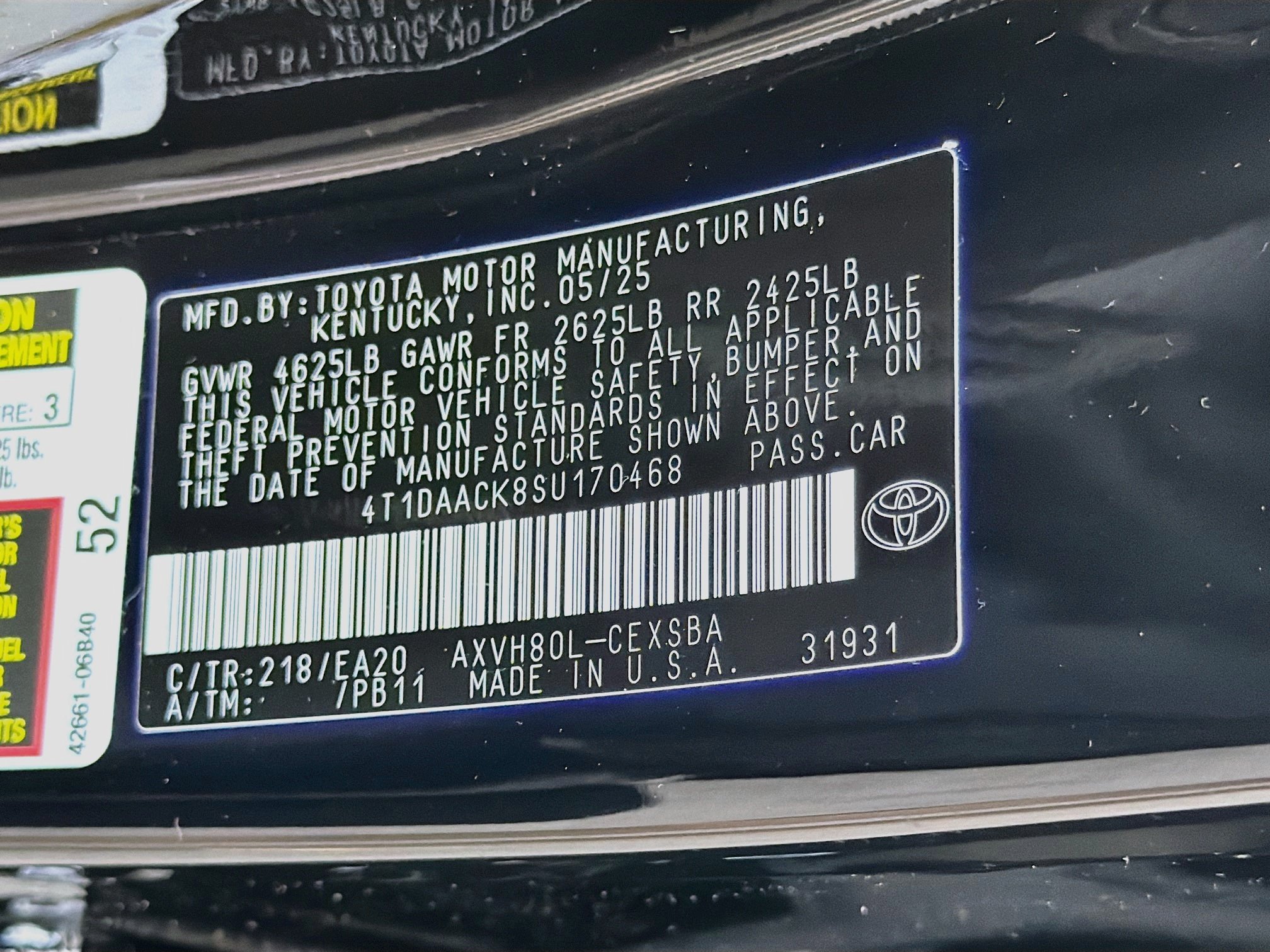 Used 2025 Toyota Camry SE FWD image 43