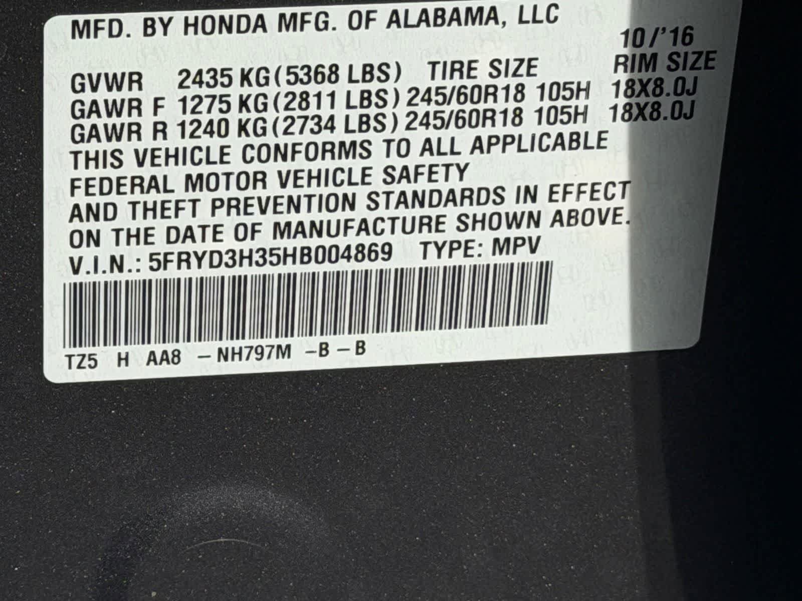 Used 2017 Acura MDX FWD image 28