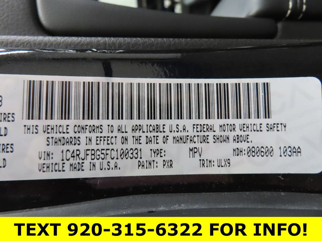 Used 2015 Jeep Grand Cherokee Limited AWD/4WD image 64