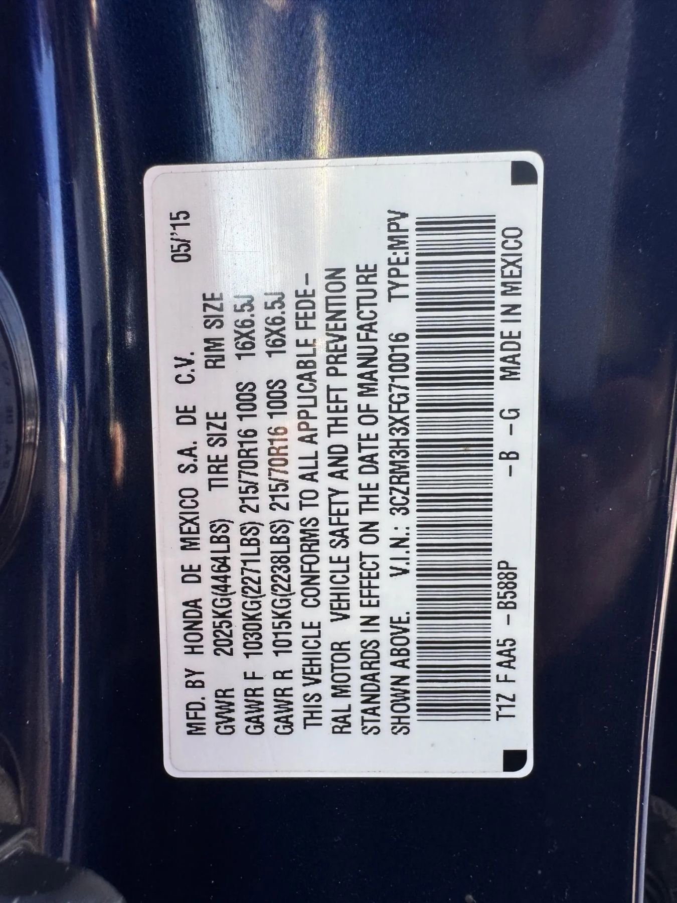 Used 2015 Honda CR-V LX image 41