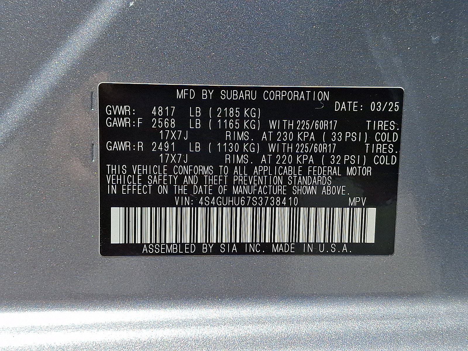 Certified 2025 Subaru Crosstrek 2.5i Wilderness AWD/4WD image 27