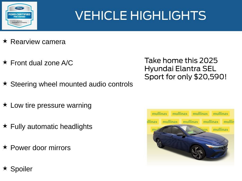 Used 2025 Hyundai Elantra Sport FWD image 23