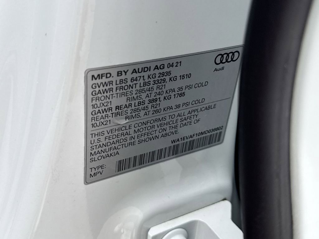 Used 2021 Audi Q8 Premium Plus w/ Premium Plus Package image 26
