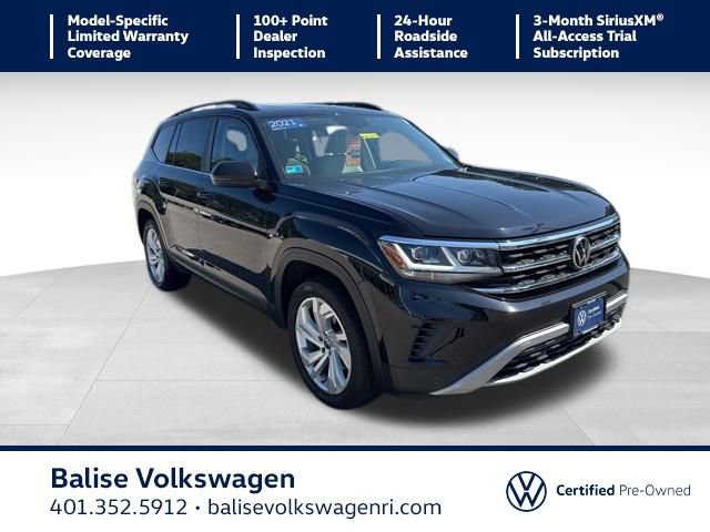 Certified 2021 Volkswagen Atlas SE w/ Panoramic Sunroof Package