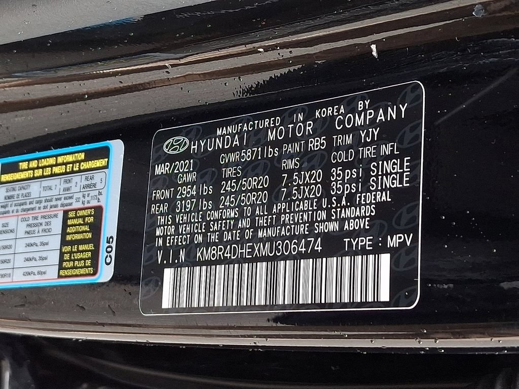 Used 2021 Hyundai Palisade SEL w/ Premium Package AWD/4WD image 27