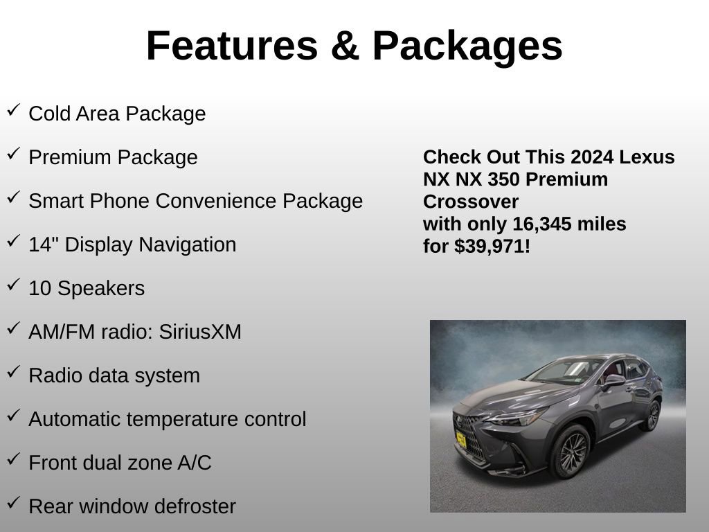 Used 2024 Lexus NX 350 AWD image 8