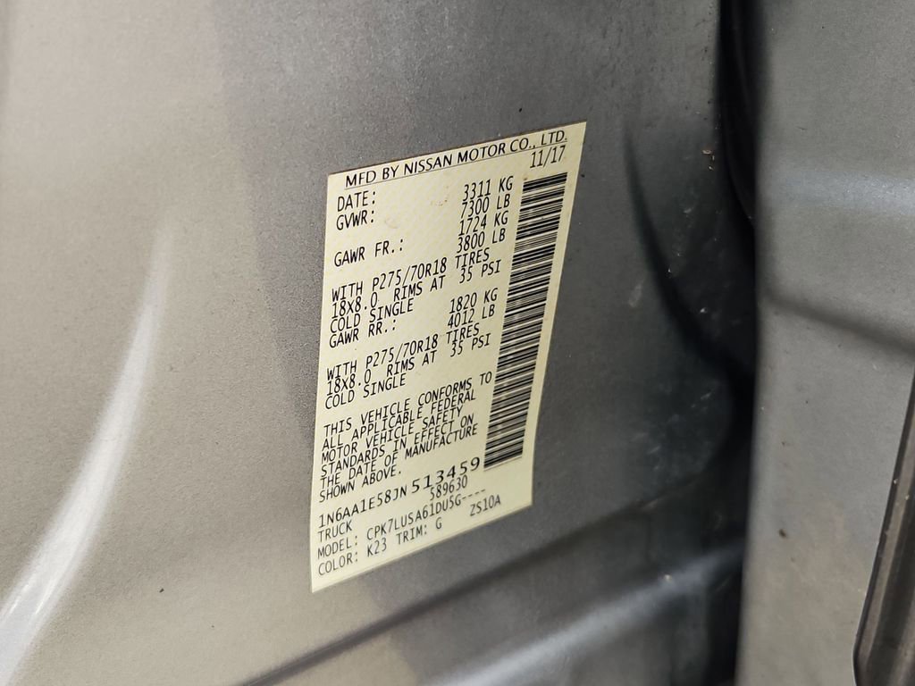 Used 2018 Nissan Titan PRO-4X w/ Pro-4x Convenience Package image 28