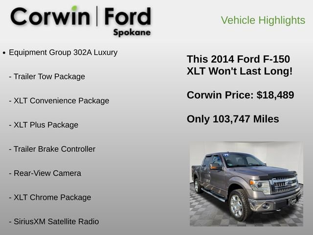 Used 2014 Ford F150 XLT w/ Equipment Group 302A Luxury image 6