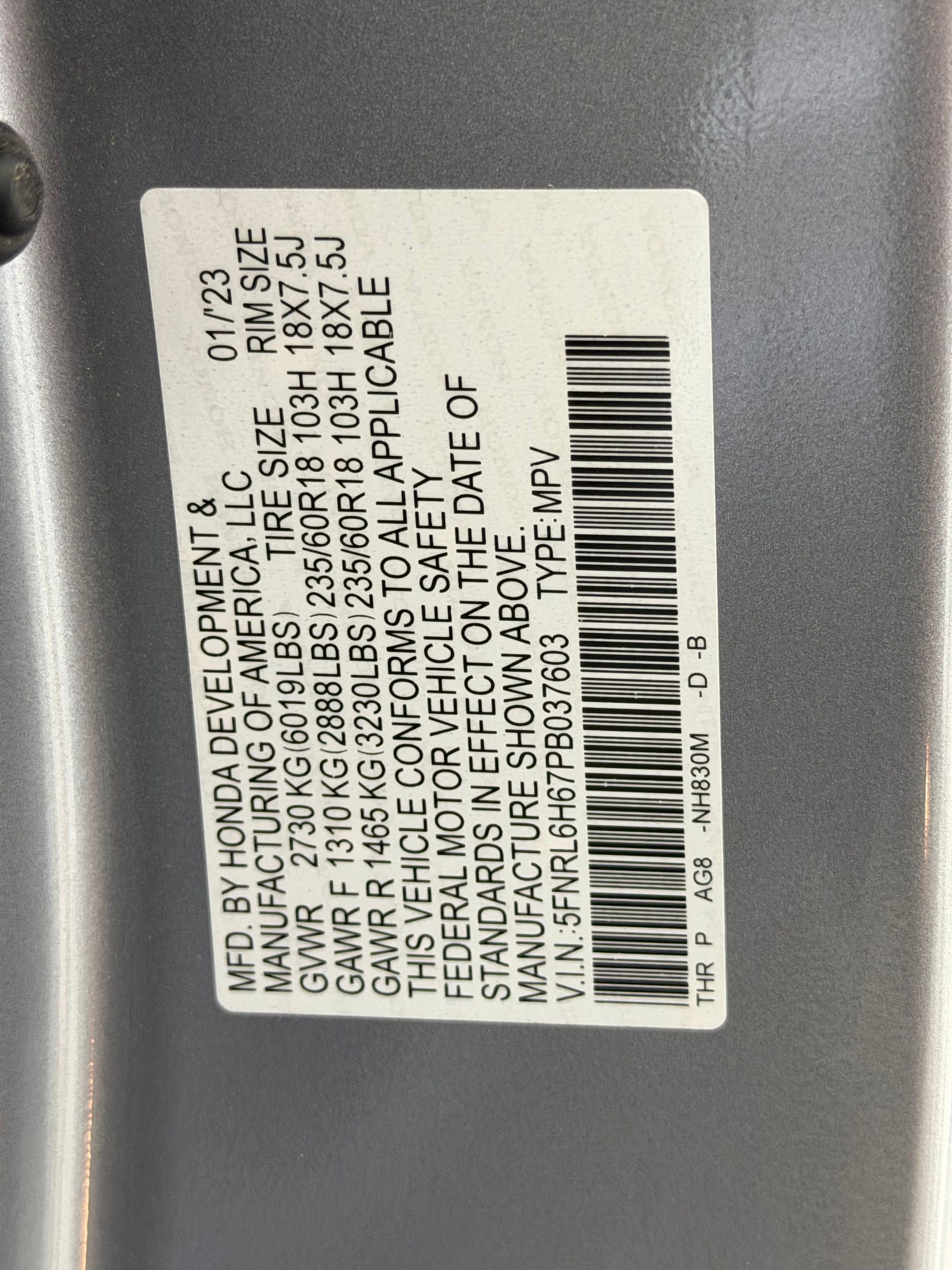 Used 2023 Honda Odyssey EX-L image 19