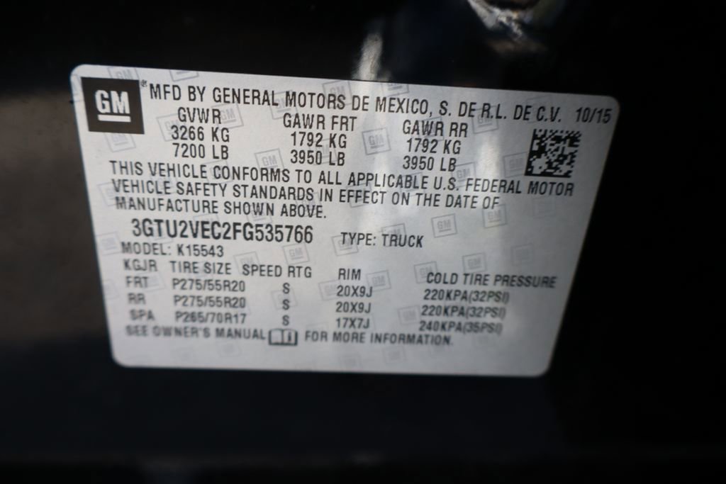 Used 2015 GMC Sierra 1500 SLT AWD/4WD image 34