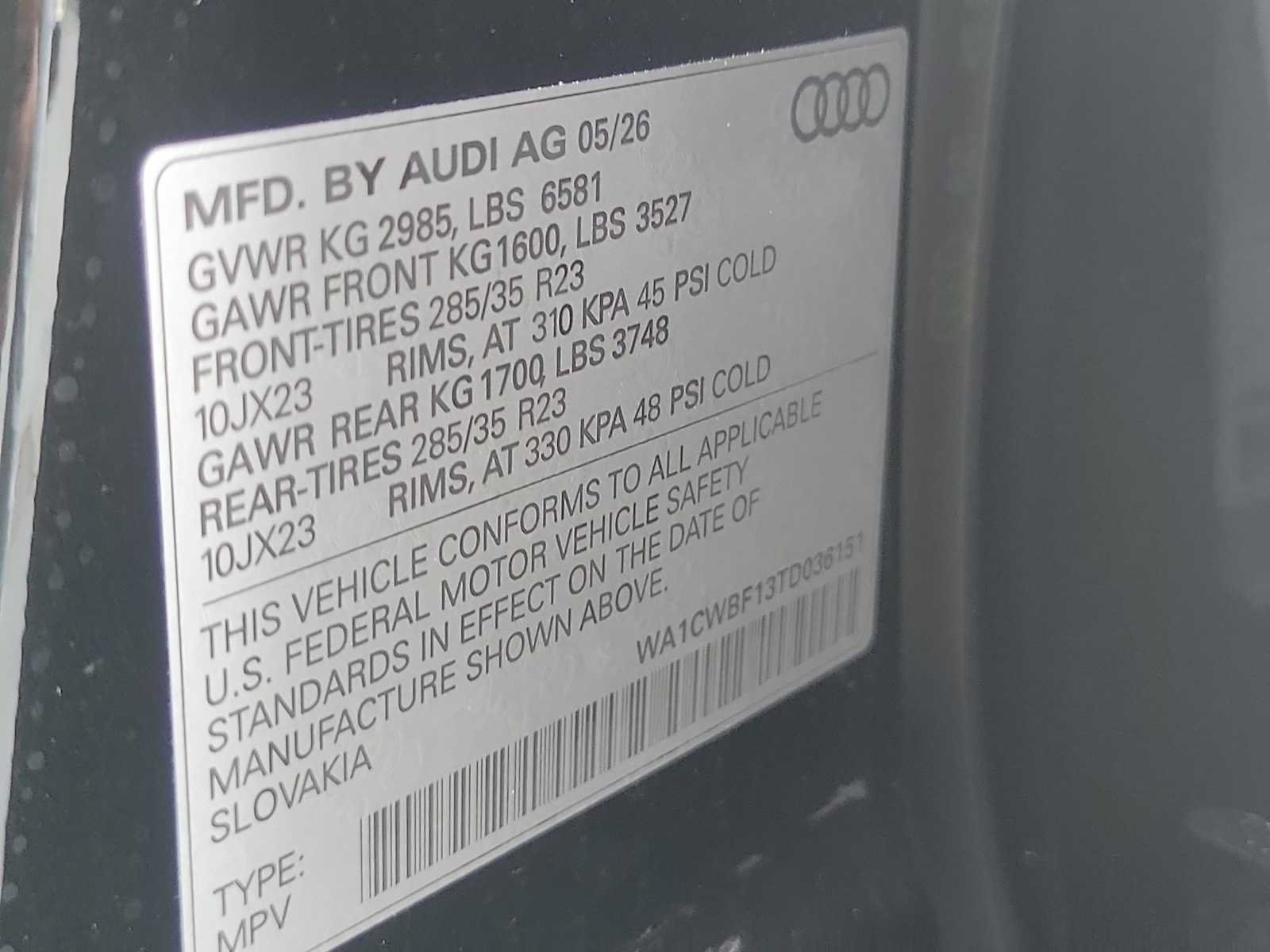 New 2026 Audi SQ8 Prestige AWD/4WD image 36
