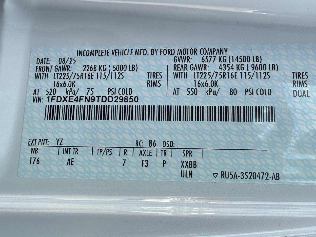 New 2026 Ford E-450 and Econoline 450 Super Duty w/ Power Equipment Group RWD image 22