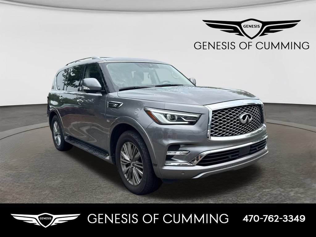 Used 2019 INFINITI QX80 Luxe w/ All-Season Package RWD video 1