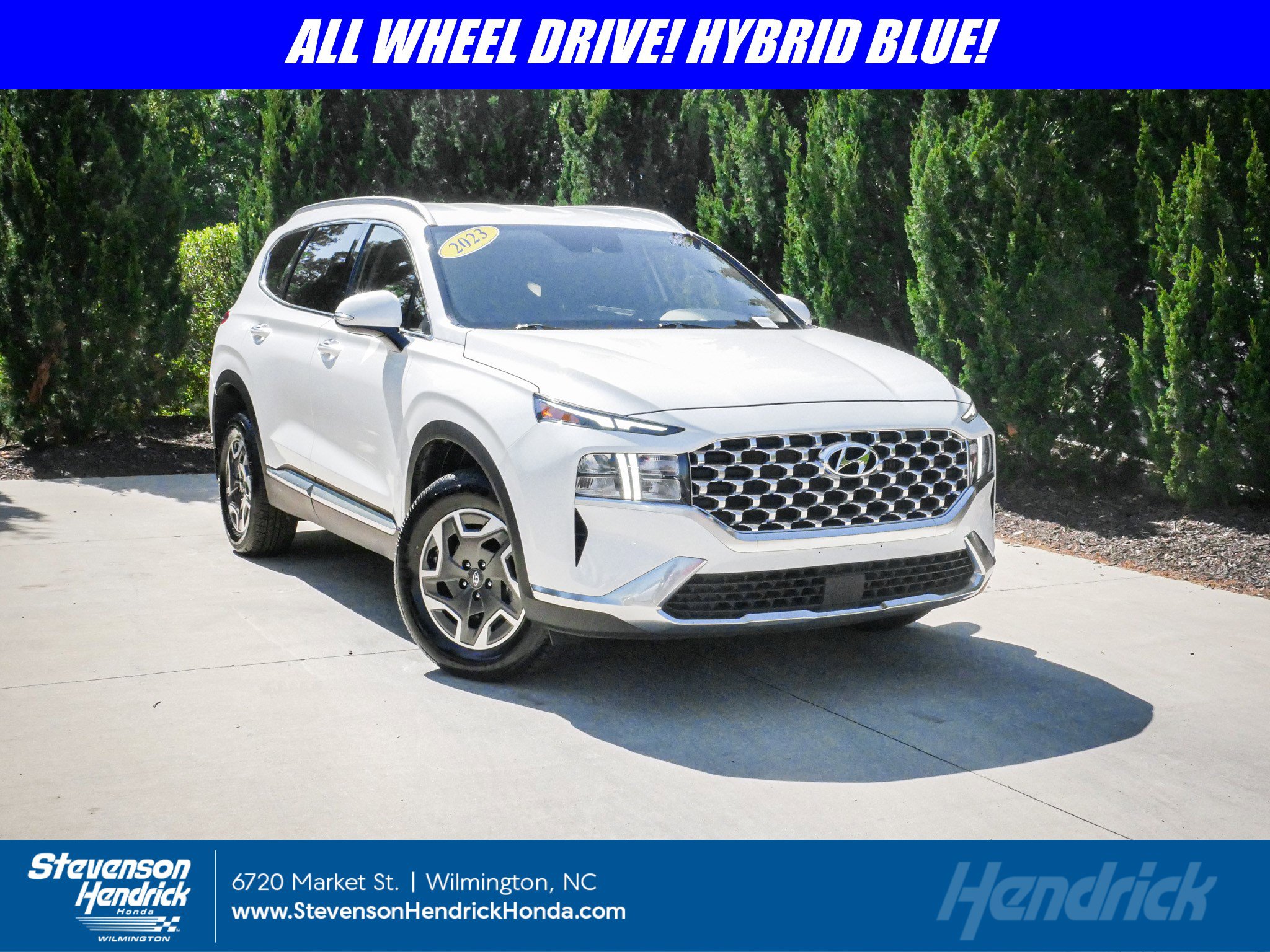 Used 2023 Hyundai Santa Fe Blue AWD/4WD image 1