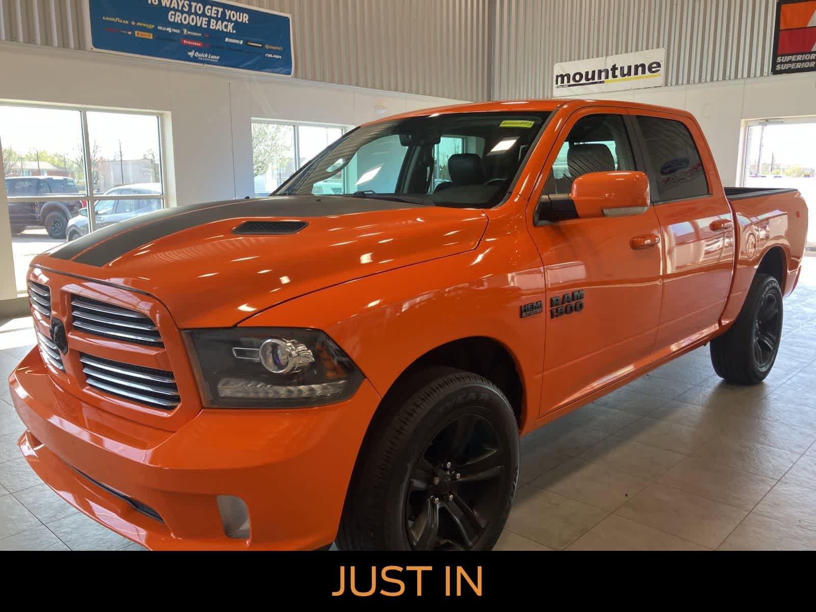 Used 2017 RAM 1500 Sport w/ Ignition Orange Sport Package