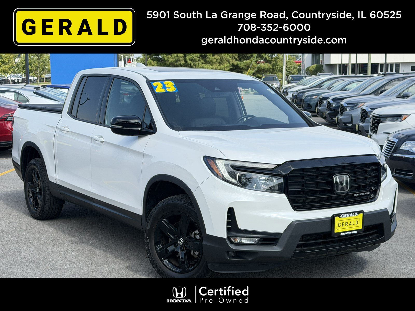 Certified 2023 Honda Ridgeline Black Edition