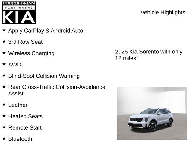 New 2026 Kia Sorento S image 7