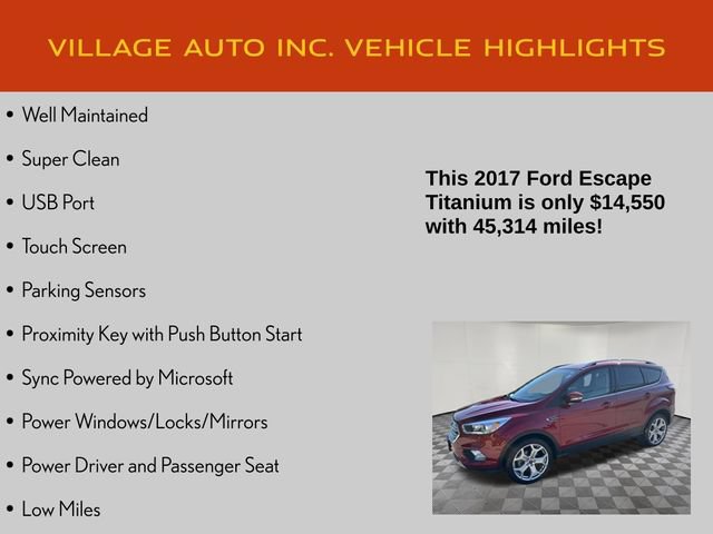 Used 2017 Ford Escape Titanium w/ Equipment Group 301A FWD image 7