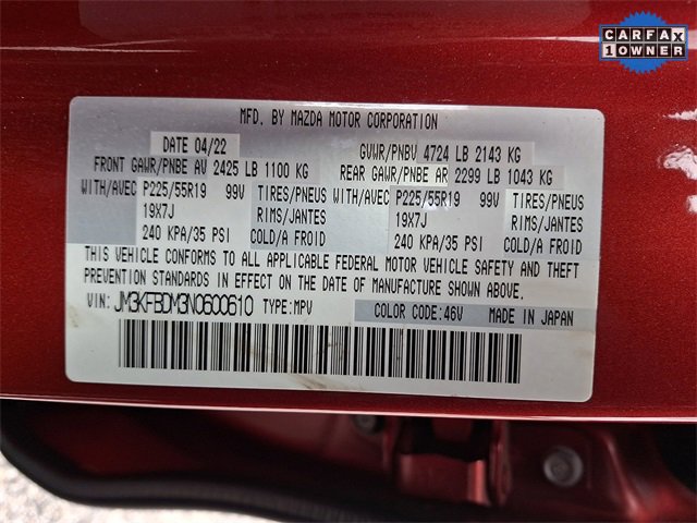 Used 2022 MAZDA CX-5 AWD 2.5 S w/ Premium Package image 27