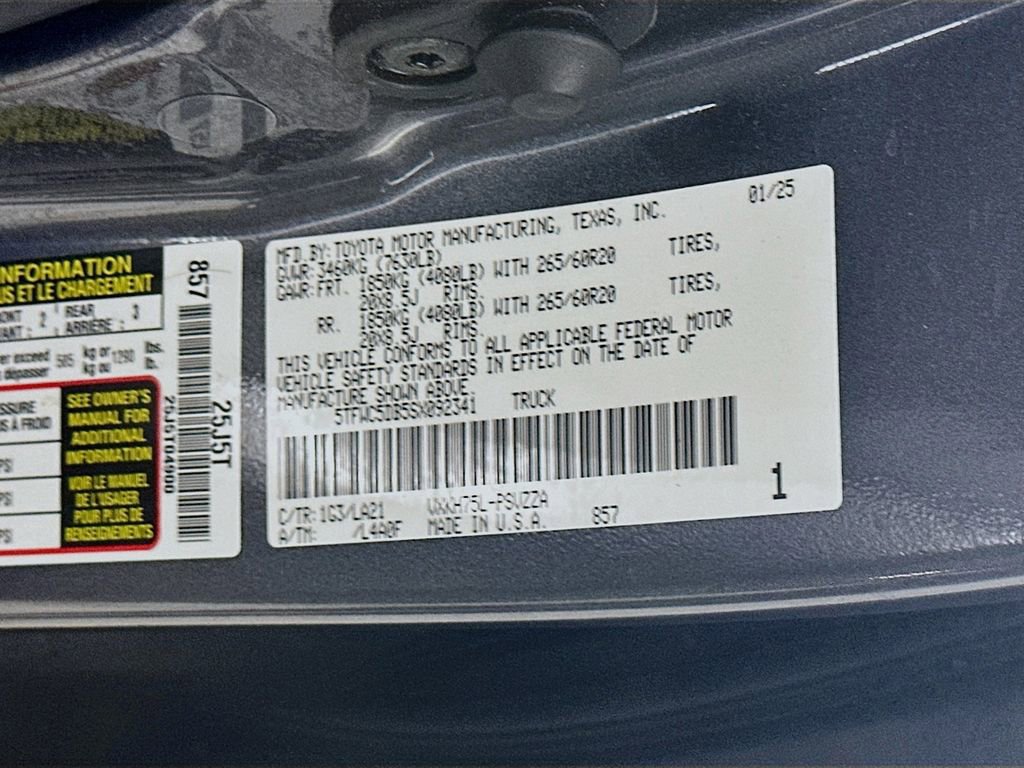 Used 2025 Toyota Tundra Platinum w/ TRD Off-Road Package image 35