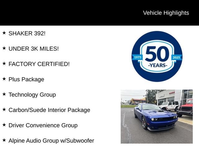 Used 2022 Dodge Challenger R/T Scat Pack w/ Shaker Package RWD image 5