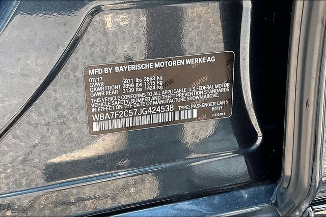 Used 2018 BMW 750i xDrive AWD/4WD image 28
