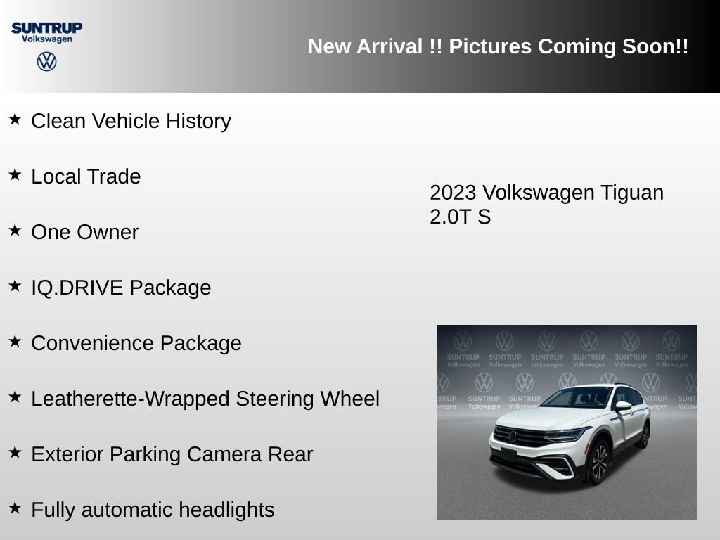 Used 2023 Volkswagen Tiguan S w/ IQ.Drive Package FWD image 6